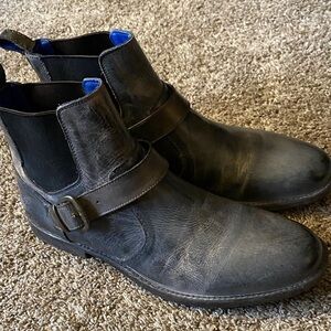 Bed Stu Men's Grey Leather Ankle Boots Sz 9.5.  NWOB